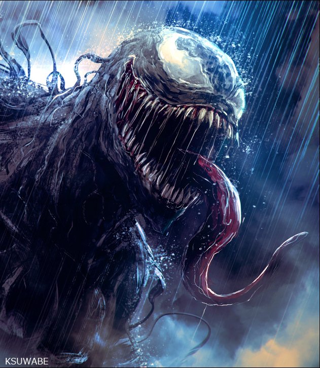 「VENOM vs CARNAGE 」|ケースワベ【K-SUWABE】のイラスト