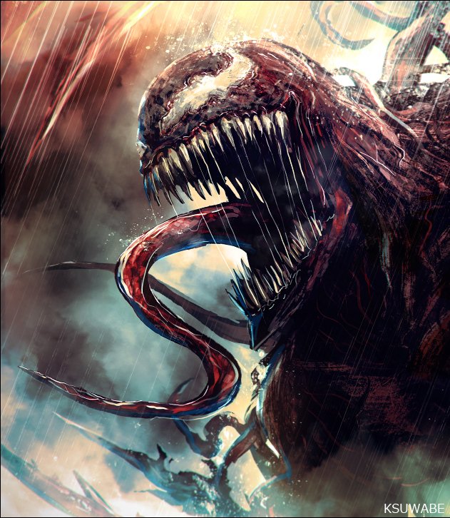 「VENOM vs CARNAGE 」|ケースワベ【K-SUWABE】のイラスト