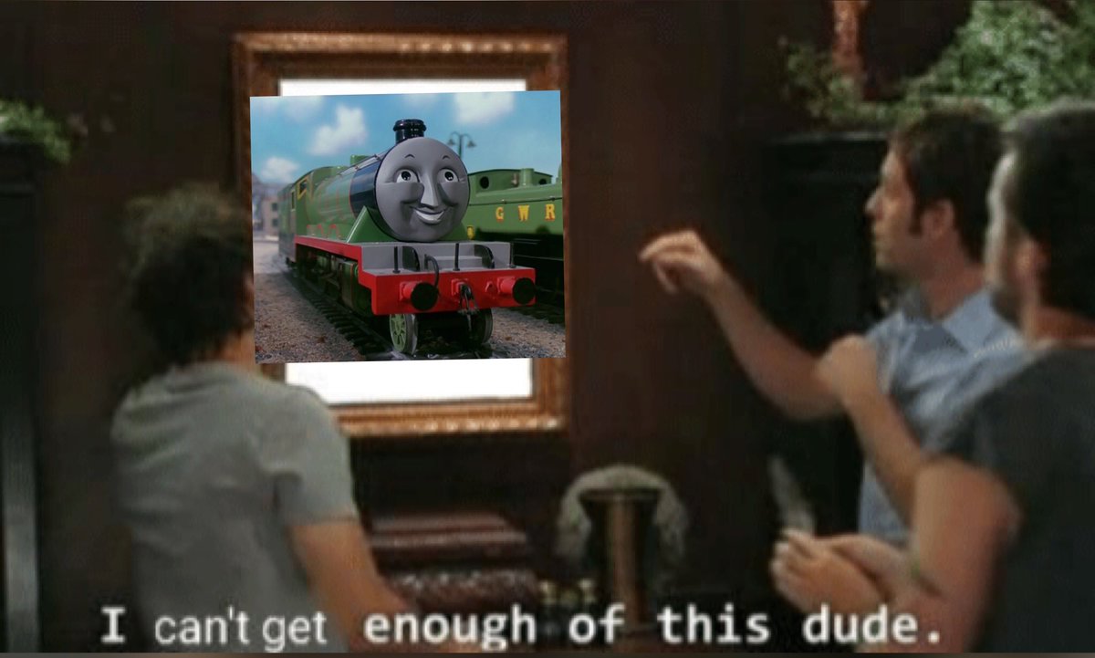 biggreenengine's tweet photo. I am a simple lad.... I see you post a picture of Henry regardless of the context.......I give it a like. https://t.co/2Ypw9lPcug