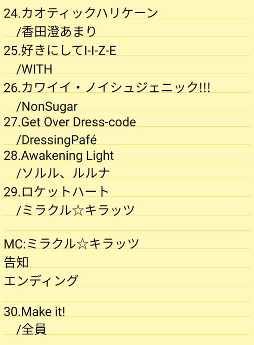 Pripara 21年12月5日 日 ツイ速まとめ