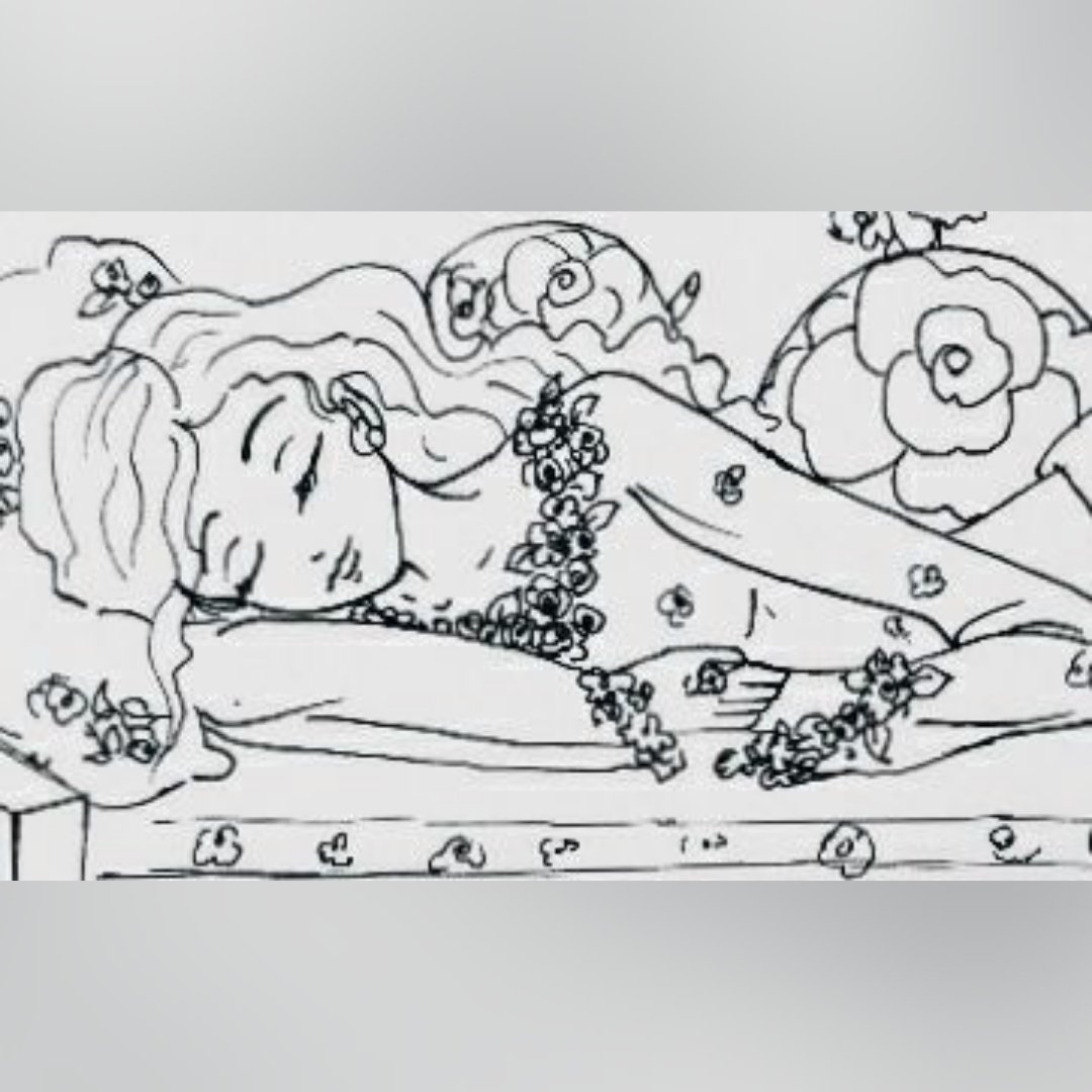 artistlife92's tweet photo. Happy #Sunday everyone. Our #rosewitch, Rosella is having a nice #weekendnap😴. Done with black gel pen
#Art #Artist #RoughSketch #RandomSketch  #RandomArt  #Roses #Bedroom #Sleeping  #SundayArt #WeekendArt #BlackAndWhite #BlackAndWhiteArt #witchart  #ArtOfTheDay #SundayPost https://t.co/uR6iPSVrpC