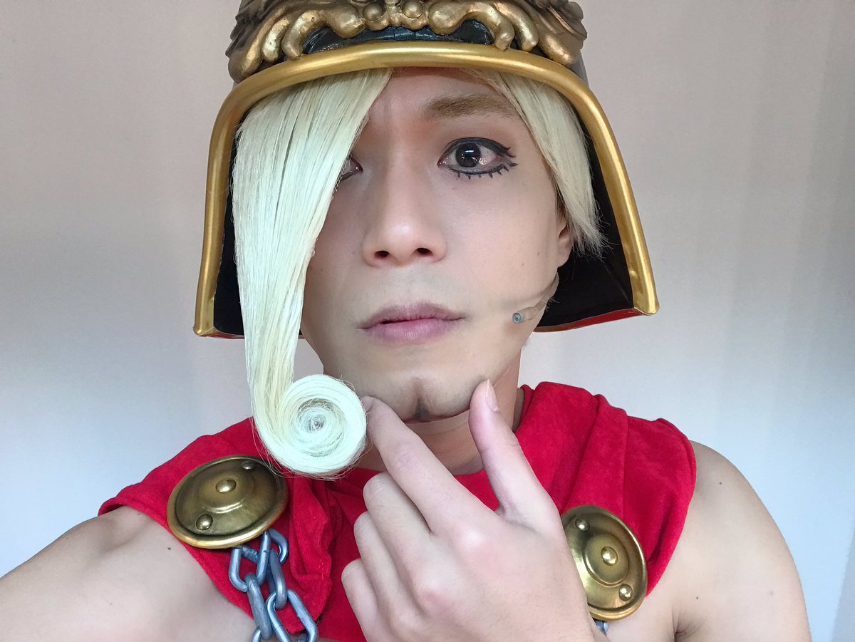 どぉ〜だ！ヘルメスよっ！
セクシーな顎だろ！？

#千穐楽
#終末のワルキューレ #終ワルステ