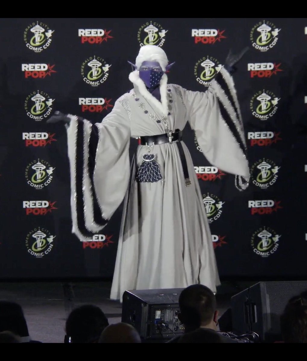 princeofsnark's tweet image. #EiselcrossEssek took the stage tonight at #ECCC2021! It was so much fun getting to bring to Hot Boi (and he was very hot in all that wool and fur), out into the world today!

@matthewmercer I hope I did this beautiful war criminal justice.