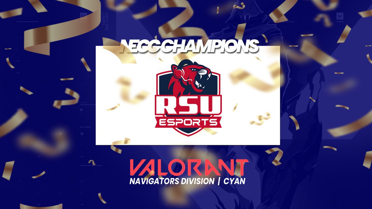 𝖭𝖤𝖢𝖢 𝖢𝗁𝖺𝗆𝗉𝗂𝗈𝗇𝗌𝗁𝗂𝗉 𝖥𝗂𝗇𝖺𝗅 𝖲𝖼𝗈𝗋𝖾

𝗥𝗼𝗴𝗲𝗿𝘀 𝗦𝘁𝗮𝘁𝗲 𝘁𝗼 𝘁𝗵𝗲 𝗧𝗼𝗽❗️

A VERY impressive effort by third-seeded <a href="/RSUesports/">RSU Esports</a> as they defeat Blugold B 3-0 to claim their first title in their first semester in the NECC 🏆

#NECCesports | #Valorant