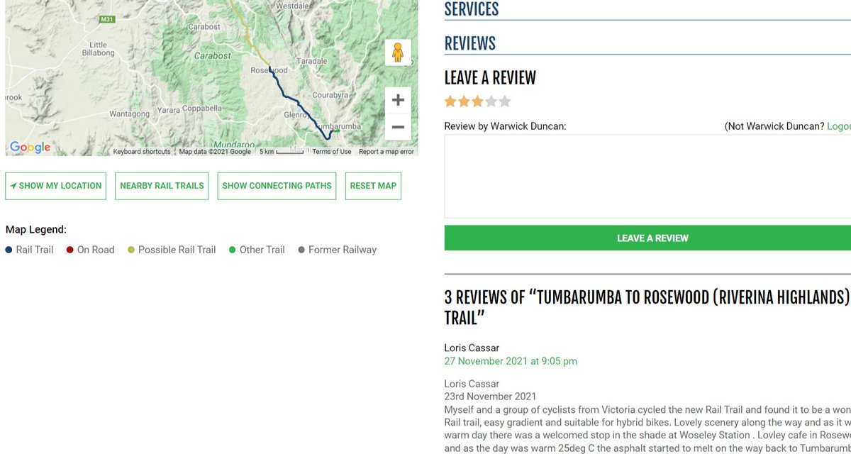 Ridden or walked a #railtrail lately?

Leave a review and tell the world what you thought of it.

bit.ly/RTAwebsite