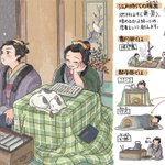 昔はこれが当たり前？江戸時代の冬の家での過ごし方!