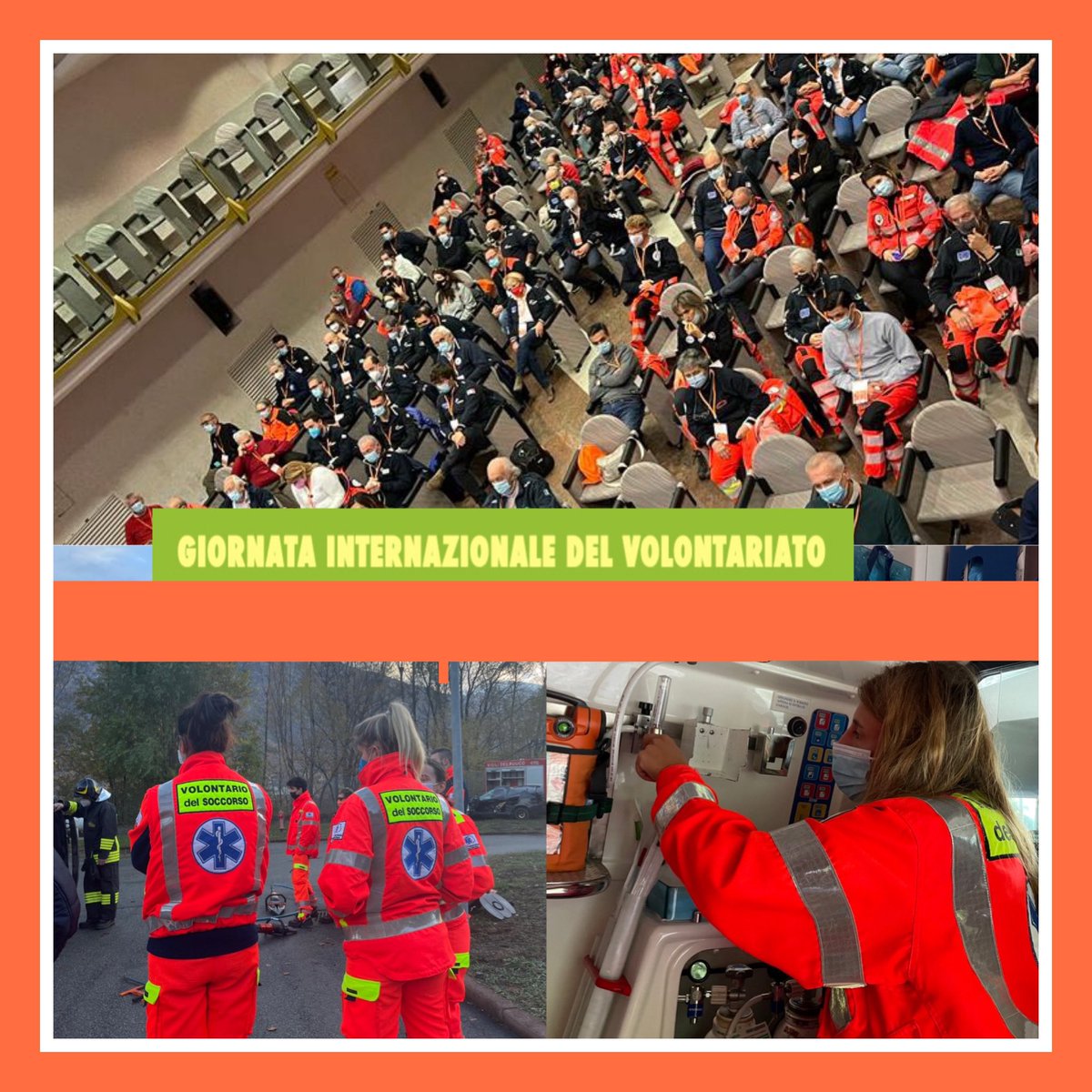vds_vda's tweet photo. 🧡 Non possiamo fare sempre grandi cose nella vita, ma possiamo fare piccole cose con grande amore
 #5dicembre #GiornataMondialeDelVolontariato #sempreaccanto #anpas #Vda   @Anpasnazionale @TgrRaiVdA https://t.co/B1GkMQGOuK