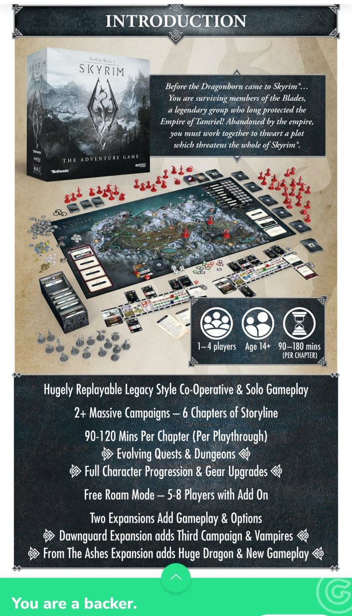Arisen_Rhez's tweet photo. Voilà qui est fait
#jeudesociété #skyrim #boardgames
@Noddus_ https://t.co/WAs74KY1QJ