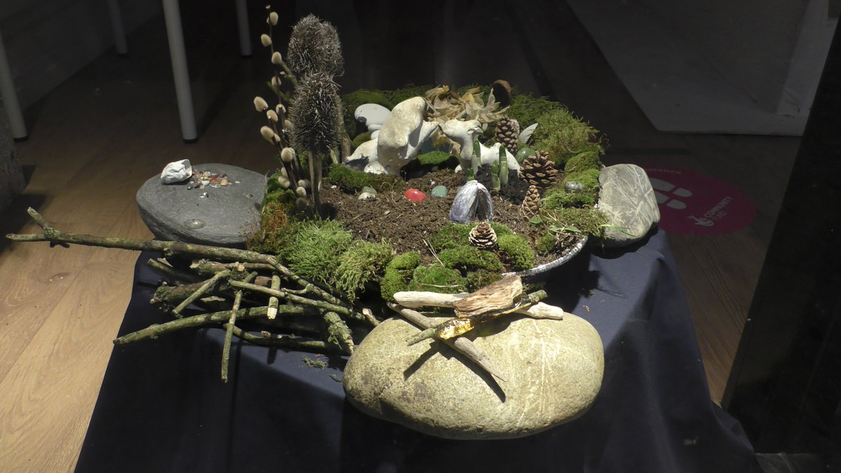 2Bartcentre's tweet photo. Left on Friday ... attended the Moorland Waldorf School Advent Fair on Saturday and come in today to find the Gnomes have been #Building  #start something and ... #inspiring the #young #natural #creativity #recycle   
@ace_thenorth @ace_national @AdrianMoule @Transitions_17 https://t.co/QtYwGF9zDx