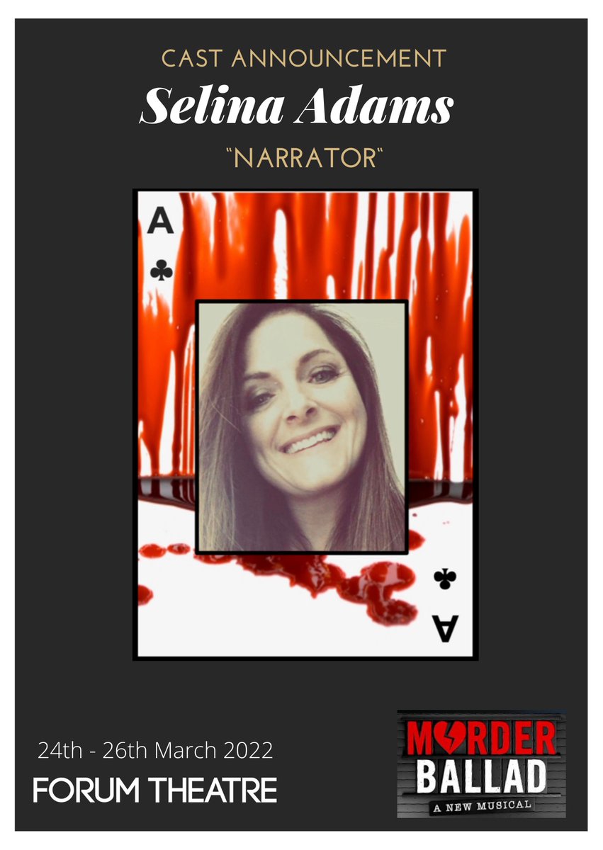NKTheatreArts's tweet photo. ♣️ CAST ANNOUNCEMENT ♣️

Selina Adams - “Narrator”

She’s excited to use her rock vocals in her first stage show at NK but a little nervous to be on stage continuously for the entire production! Well done Selina we can’t wait for rehearsals to get started! 👏🏻 https://t.co/LURAzOSOjk