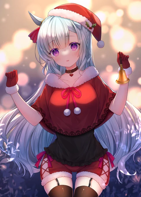 メジロアルダンでサンタコス
#ウマ娘 