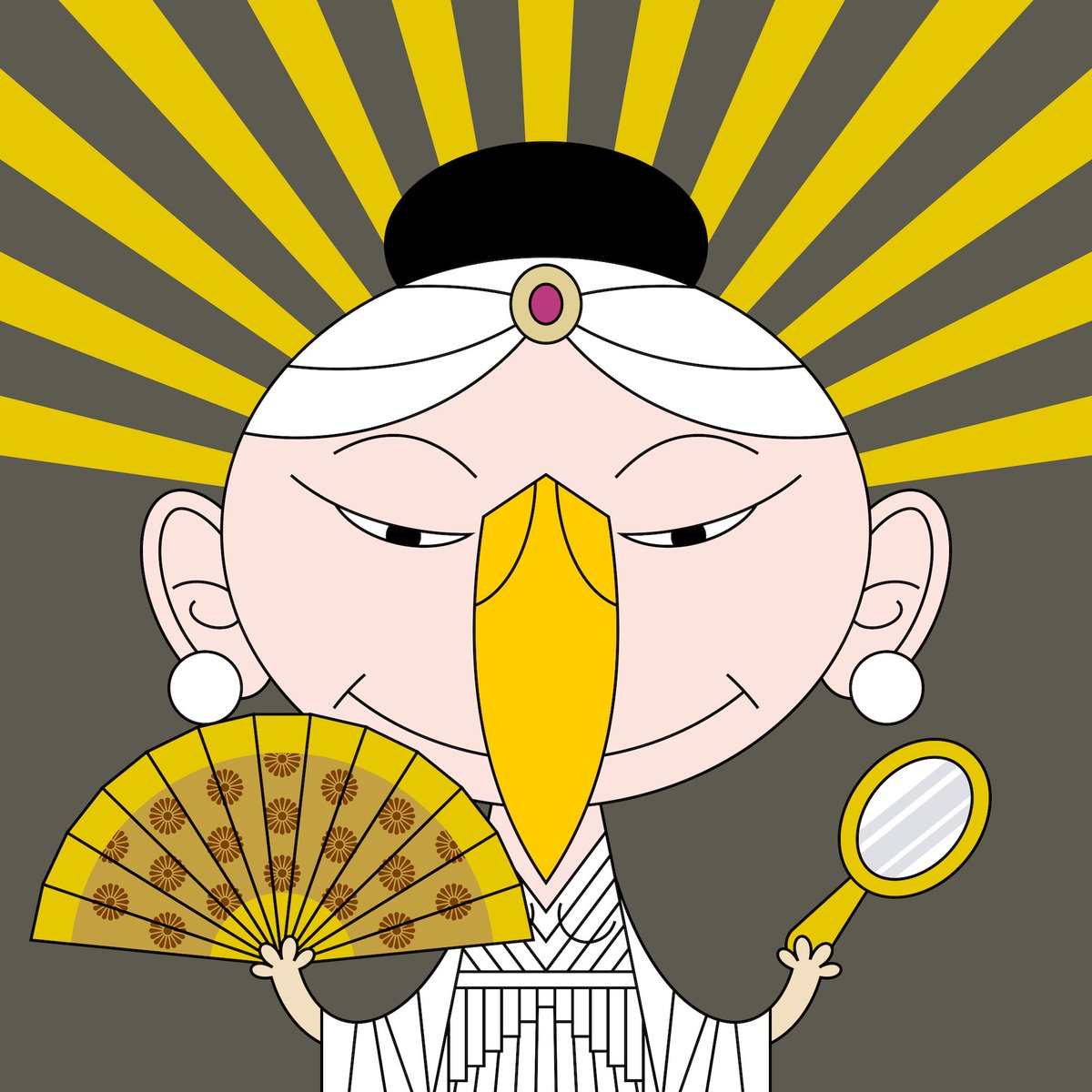Flormatos01's tweet photo. @ChefBoiRDoge This ancient asian bird grandmother #mythosuniverse @MythosUniverse https://t.co/aH5aJPaFr0
