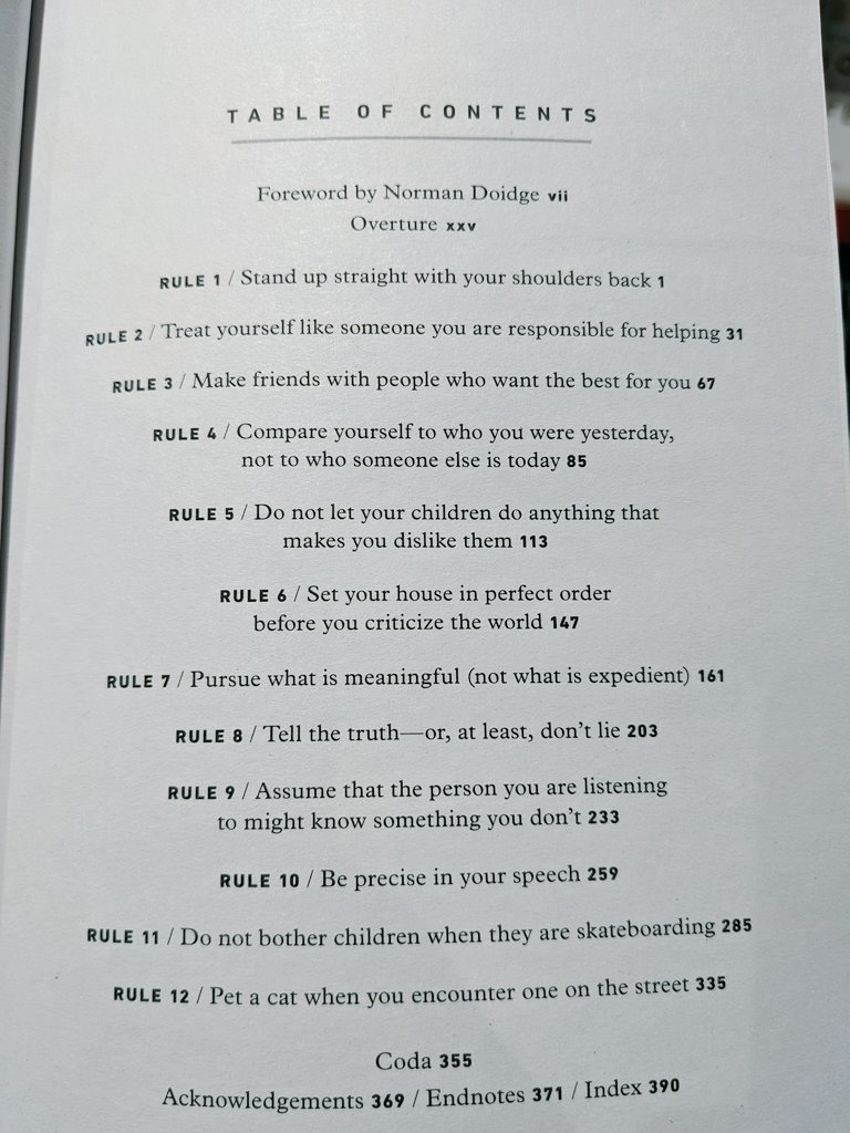 ArjunGx's tweet photo. One of the finest books that reiterates life lessons one encounters either through experience, family or friends.. 

12 Rules of Life by @jordanbpeterson https://t.co/s6NLFuFcuU