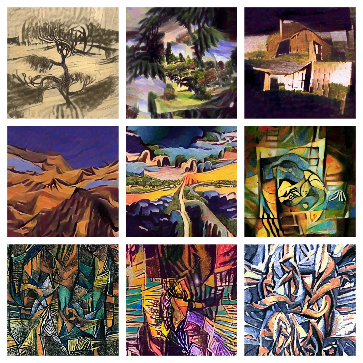 There is a continuum from the concretion of nature to the abstraction of our mind. Here are some more pieces from the continuum collection🎨🎨
#Solana #SolanaNFTs