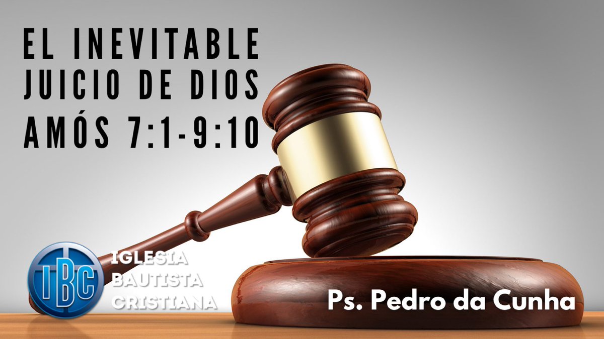 ¡Te invitamos este domingo 05/DIC a las 10am a adorar a nuestro #Dios en nuestro culto matutino presencial. Te puedes unir a la transmisión en vivo vía YouTube y Facebook siguiendo a <a href="/ibcrd/">IBCRD.org</a>

“El inevitable juicio de Dios” - Ps. Pedro da Cunha

Youtube - youtu.be/egP4uayrQPU