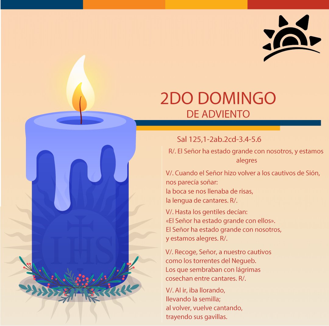 JesuitasVen's tweet photo. Hoy celebramos el 2do domingo de adviento. Un momento para disponernos, para preparar el camino para la venida del Señor.

Esta segunda vela que se enciende es la azul, representa nuestra fe, nuestra paciencia para esperar la llegada del Señor y aceptar sus decisiones. 

#5Dic https://t.co/0KN9tIpiac