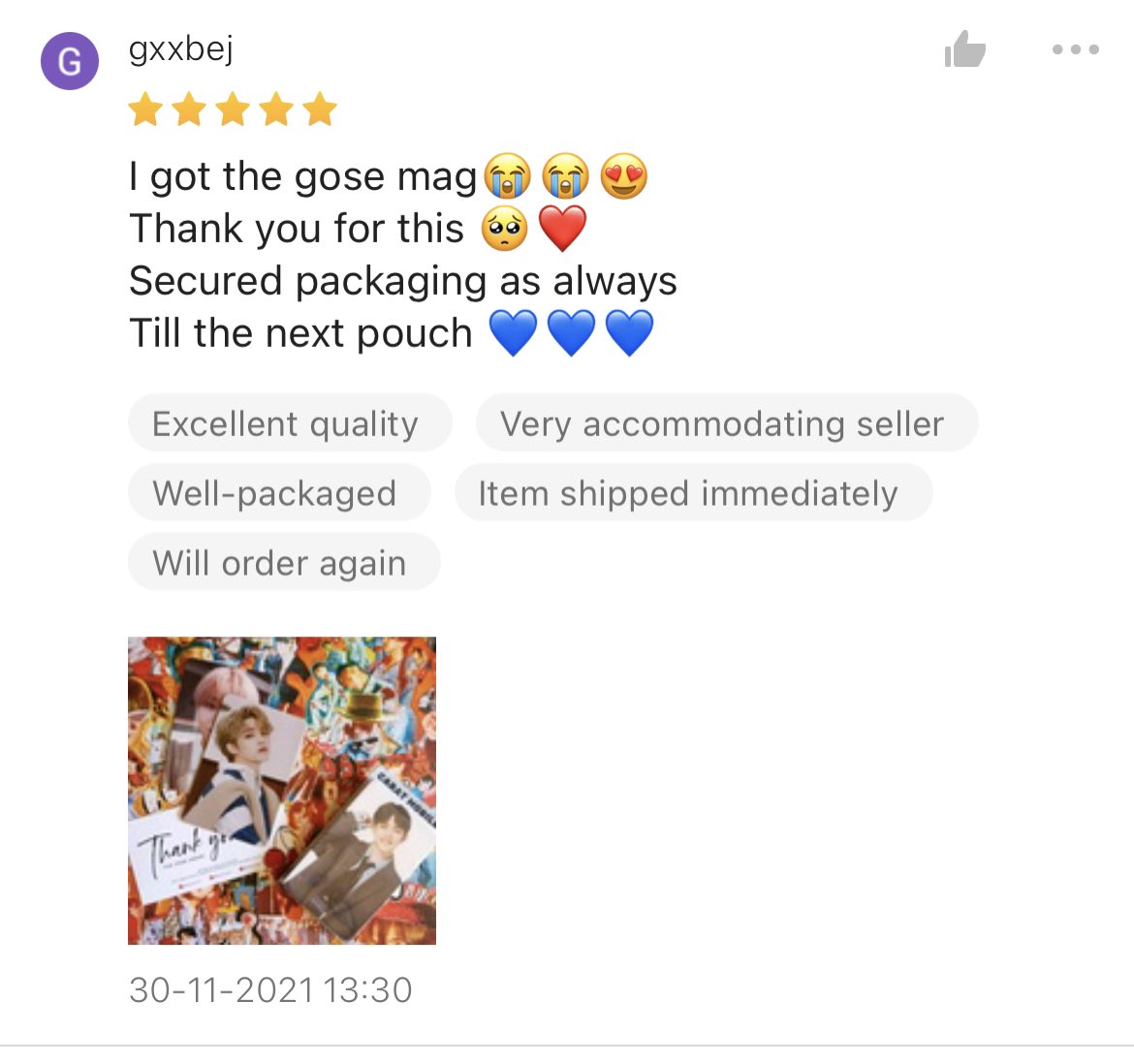 Moncheri_evace's tweet photo. MONCHERI x SEVENTEEN MYSTERY POUCH FEEDBACKS ❤️🍒

one of them got a gose magazine 😎 and we still have ATTACCA albums 🤔
what are you waiting for? add to cart now!!

SHOPEE link here:
https://t.co/BBhUmzhySw

#SEVENTEEN #세븐틴 #캐럿 #carat https://t.co/5dRZnxX1eC