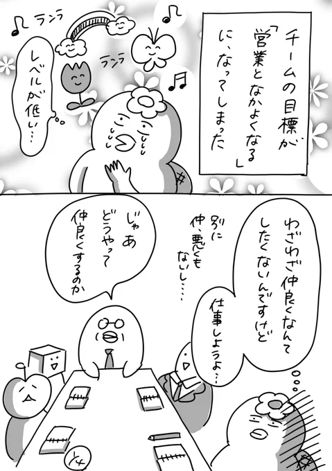 【社会人3年目】220人の会社に5年居て160人辞めた話
222「会社ってどういう所? 2」
なかよくって、、、、
とりあえずサンマ副本部長にだけは言われたくなかった。
#漫画が読めるハッシュタグ #エッセイ漫画 #コルクラボマンガ専科 