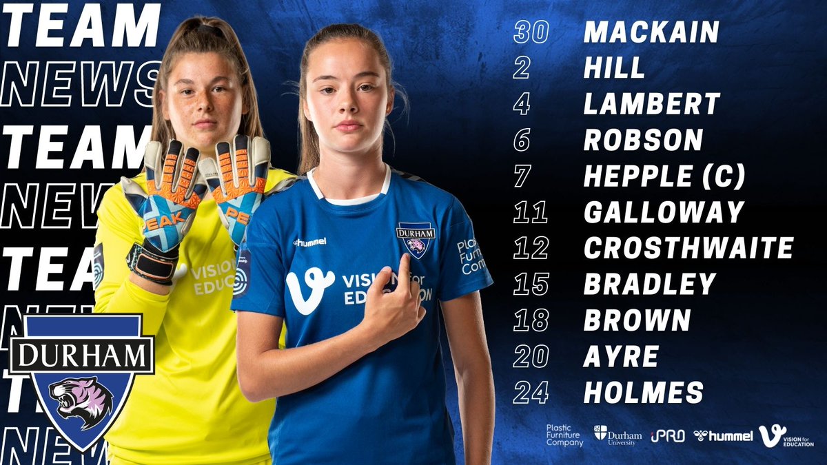 Here's how we line-up for today's #ContiCup clash! 📝

#EVEvDUR