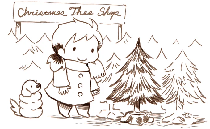 先週末に初雪が降ったNY。サンクスギビングが終わってすっかりクリスマスモードです。街には特設のクリスマスツリーショップが。みんな一斉に生木を購入したり、プレゼントや飾り付けもお店にあふれんばかり。
うちは子供の背丈ぐらいのツリー$30をチョイスしました。 