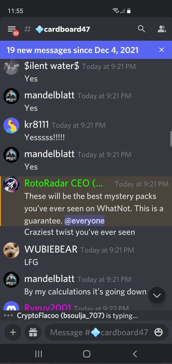 haileyiciclee's tweet photo. Looks like @RotoRadarCEO is at it again!!! Doing crazy mystery packs on whatnot shortly!!! Best value on the web!!! Be there or be square!!! Should be firing up soon!!!! #RotoRadar #Cardboard47 #Whatnot #S2TM #Shot2TheMoon https://t.co/V75ZWPJQ62