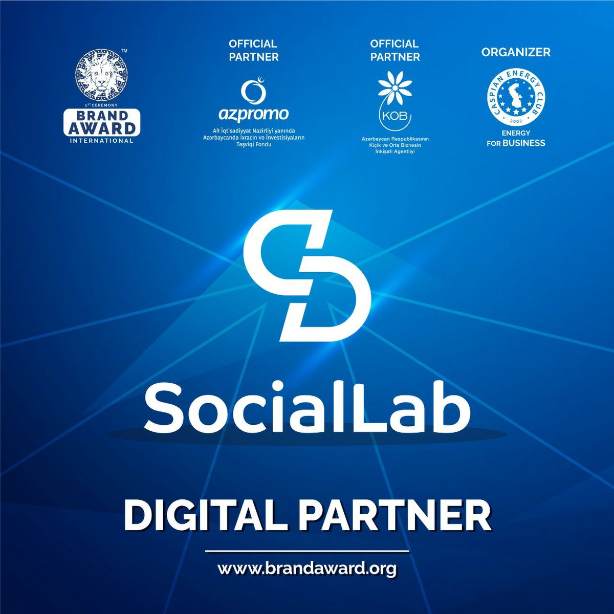 #Sociallab Agency daha bir beynəlxalq müsabiqənin tərəfdaşı oldu.