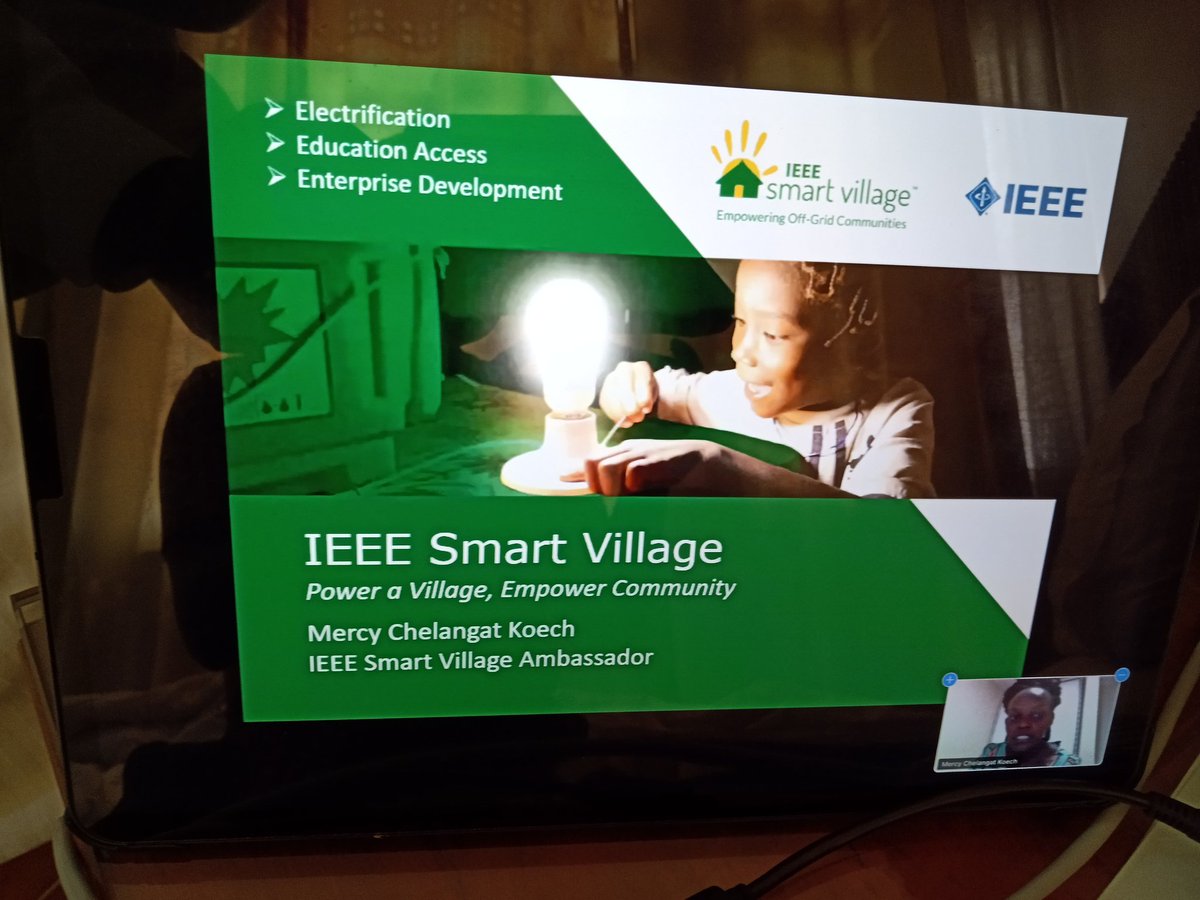 IeeeSYPC2021's tweet photo. Day Two for ASYPC 2021 sessions are on now with IEEE Smart Village session going on by Marcy. #ieeer8,#ieeeyp, #ieeesac #ieeeac #ieeeshacsight #ieeephotonic #ieeeypuganda https://t.co/TqoLrSnKYt