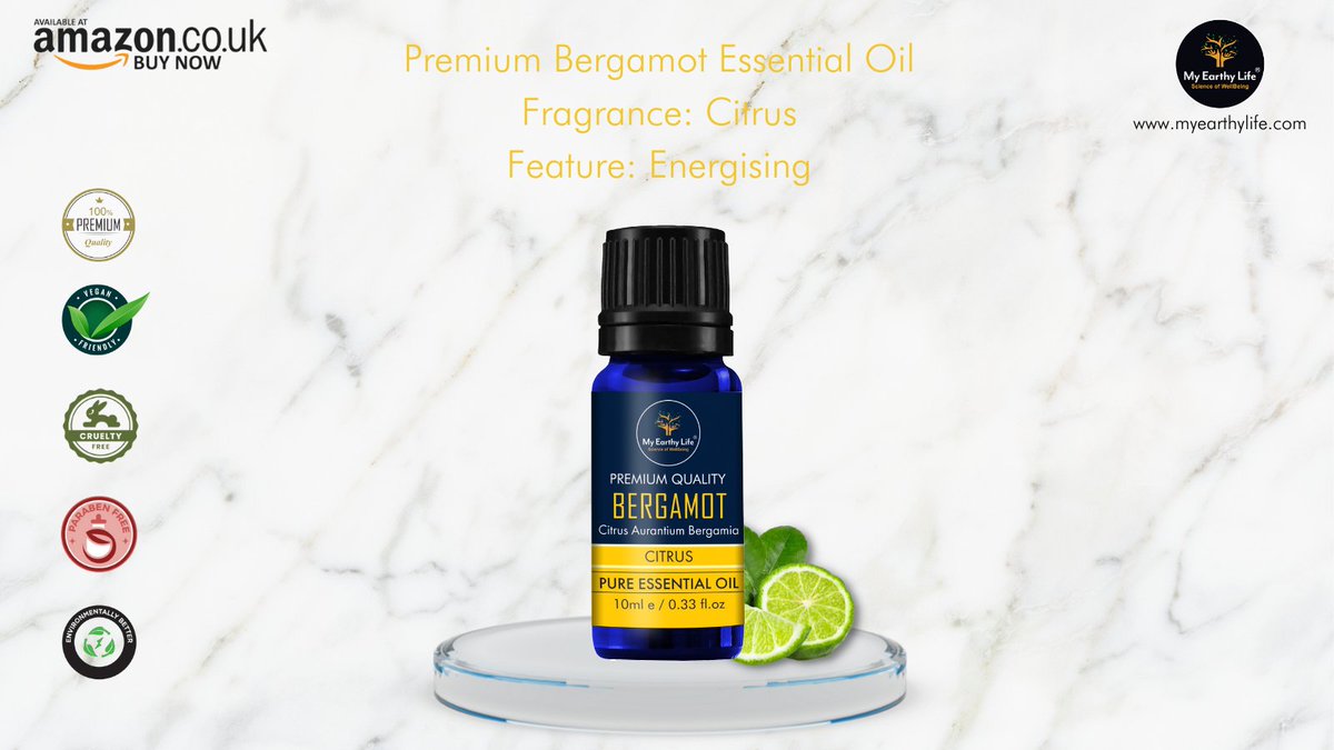 MyEarthyLife's tweet photo. Bergamot Essential oil is known for its anti-bacterial properties. Its soothing, citrusy scent makes it valuable, and thus it is used for a variety of purposes.
Order today by visiting the link below

https://t.co/Iex10YAlIw

#essentialoils #vegan #crueltyfree #amazon #buynow https://t.co/60wH2NP96X