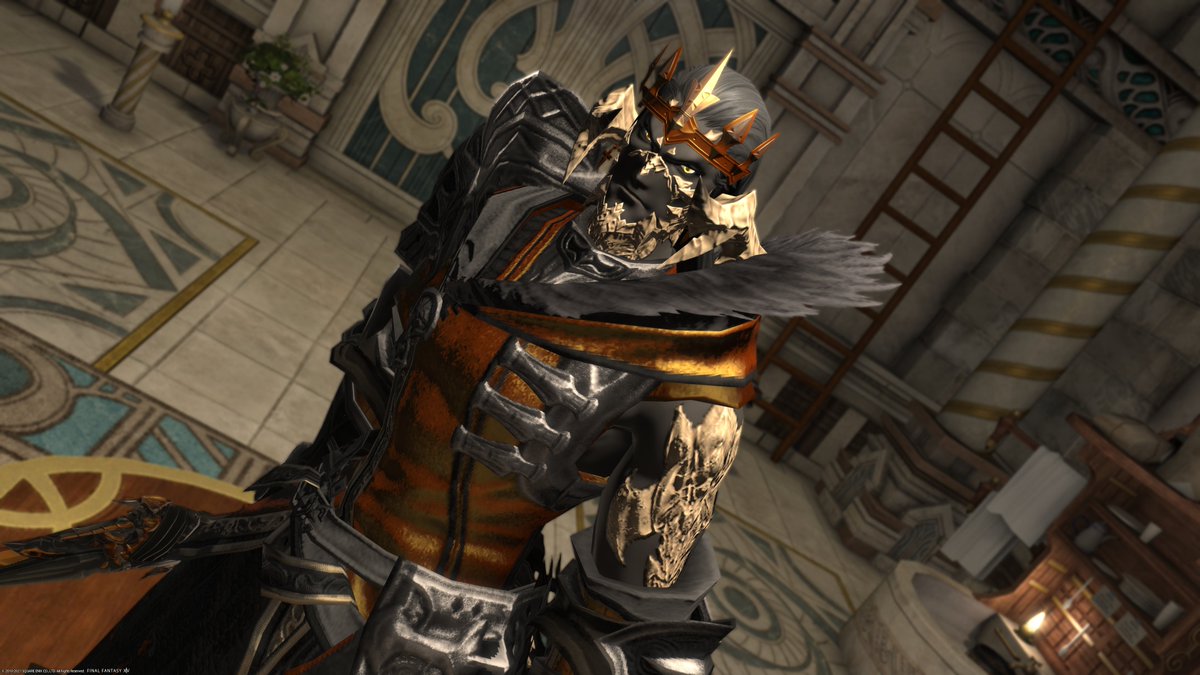 Villanite's tweet photo. Successful #FFXIV stream tonight. Will you join us for tomorrow?! #GPOSERS #Endwalker #screenshots #goldarmor #sexyman https://t.co/c7wy1BP0ua