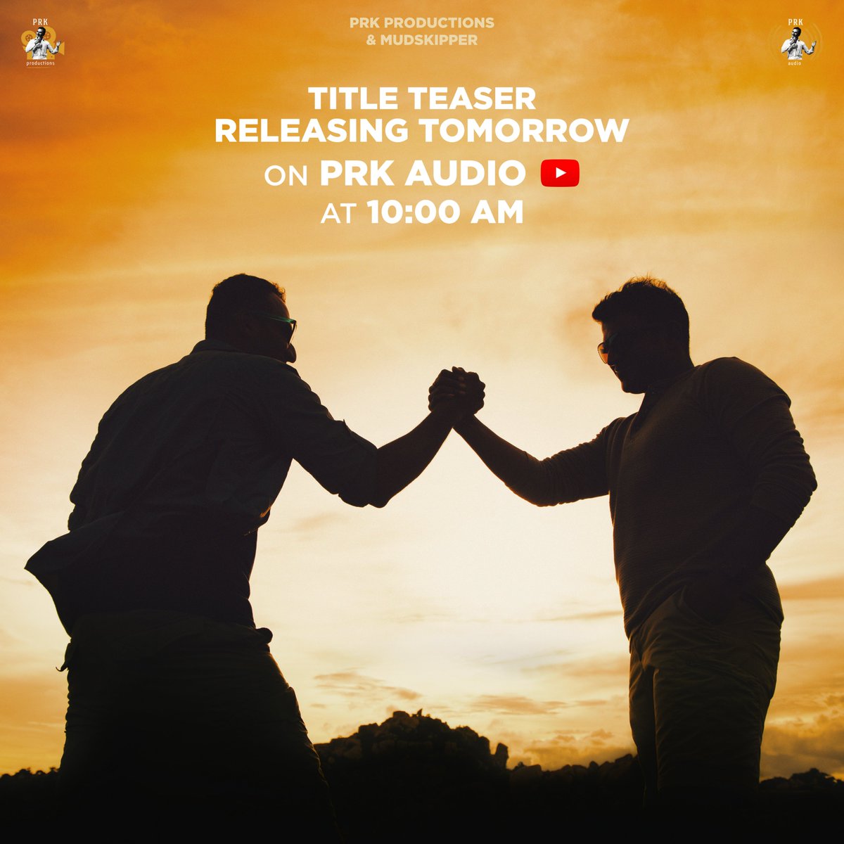 PRK_Productions's tweet photo. ಹಿಂದೆಂದೂ ಕಾಣದ ಸಿನಿಮಾ ಅನುಭವ!
ನಿಮ್ಮ ಮುಂದೆ ನಾಳೆ @PRKAudio YouTube channelನಲ್ಲಿ.

A cinematic experience like never before! 
Releasing tomorrow on PRK Audio YouTube channel.

@PuneethRajkumar @ashwinipuneet @amoghavarsha @AJANEESHB @PRK_Productions #mudskipper @pratheek_dbf https://t.co/zfPjWlyEhz