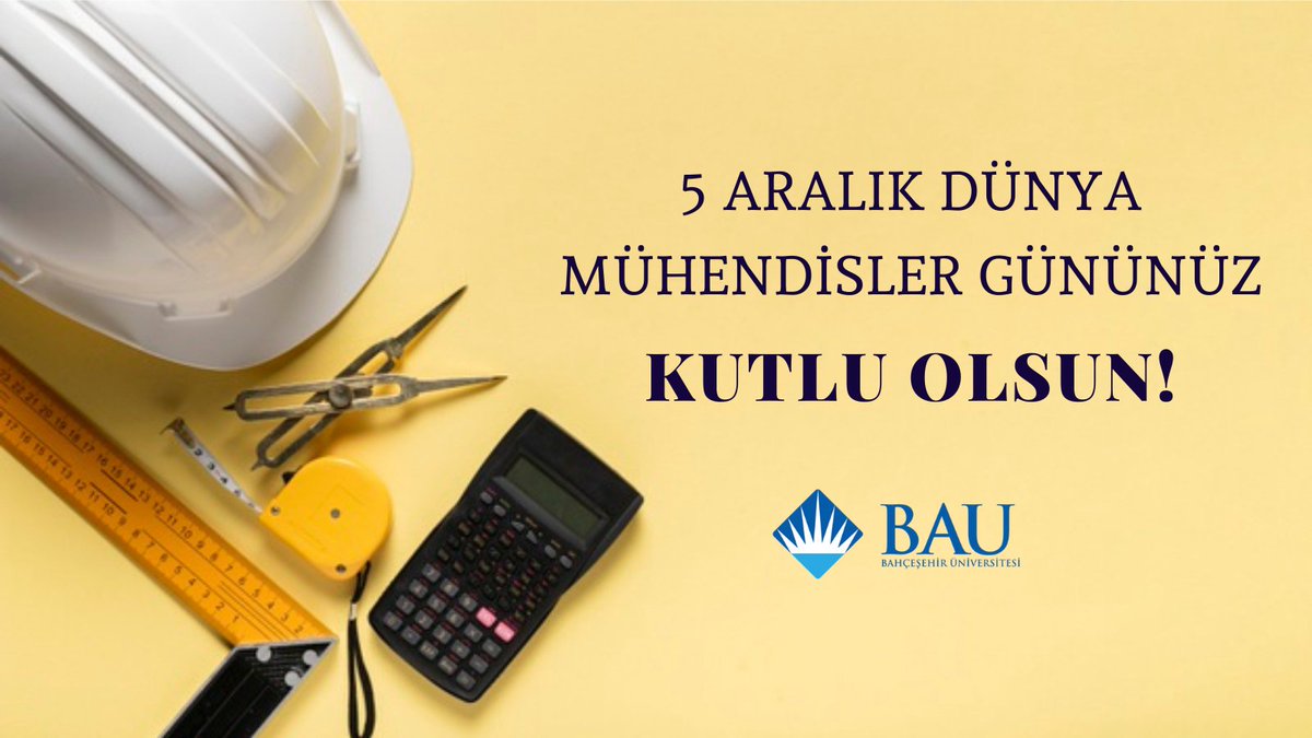 Yaşamı kolaylaştıran, hayata verimlilik katan ve fikirleriyle her daim üretkenlik gösteren tüm mühendislerin ve mühendis adaylarımızın 5 Aralık Dünya Mühendisler Günü kutlu olsun ! 👍🏻🌟 #DünyaMühendislerGünü