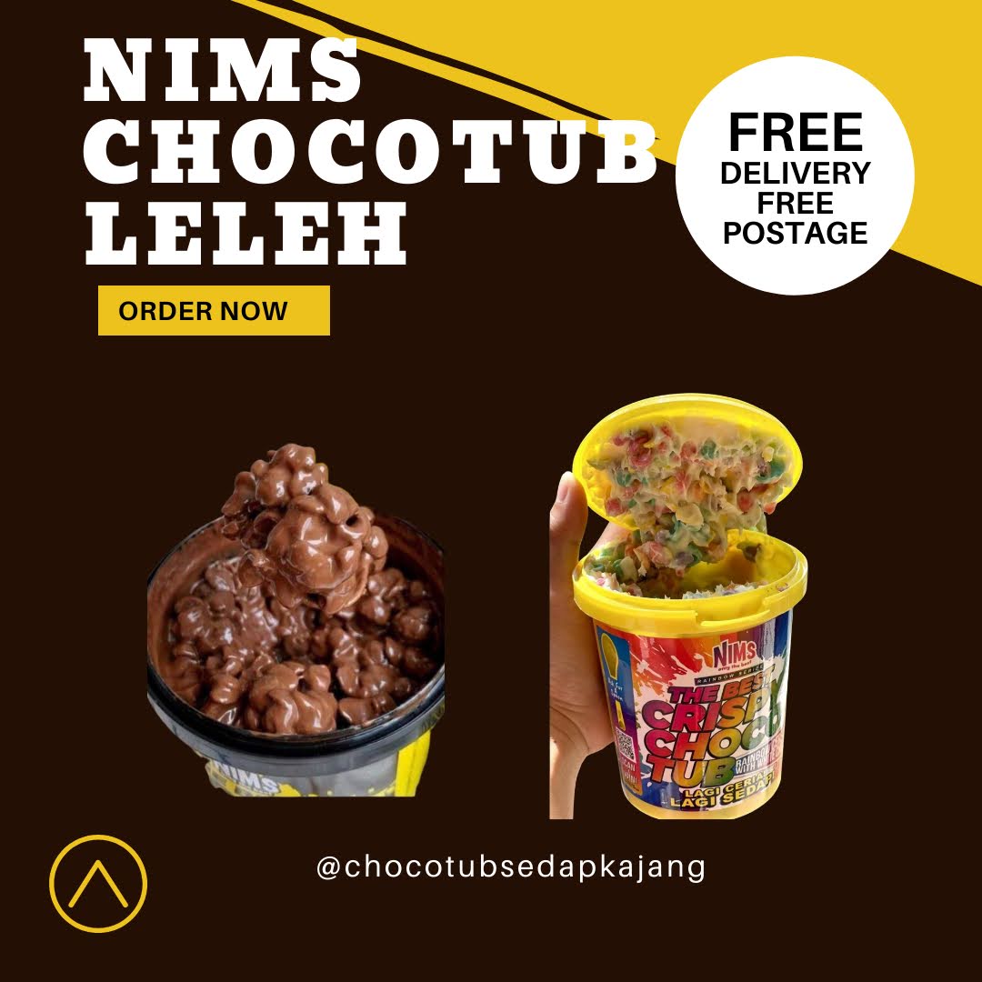 norzafirah11's tweet photo. Hai buat warga kajang Dan SEWAKTU DENGANNYA ๐
Fira ade jual nims chocotub ..
Boleh cod area kajang Dan pos
https://t.co/rvMyj5Llqf
atau boleh order direct di shopee
https://t.co/6606FnXui6
#nimschocotub #kajang #kajangperdana #crispychocojar #chocojar #Chocotub #nimskajang https://t.co/AVOZnTZq8K