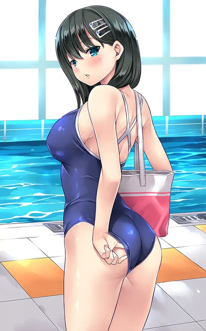 一緒に泳ぐ…? 