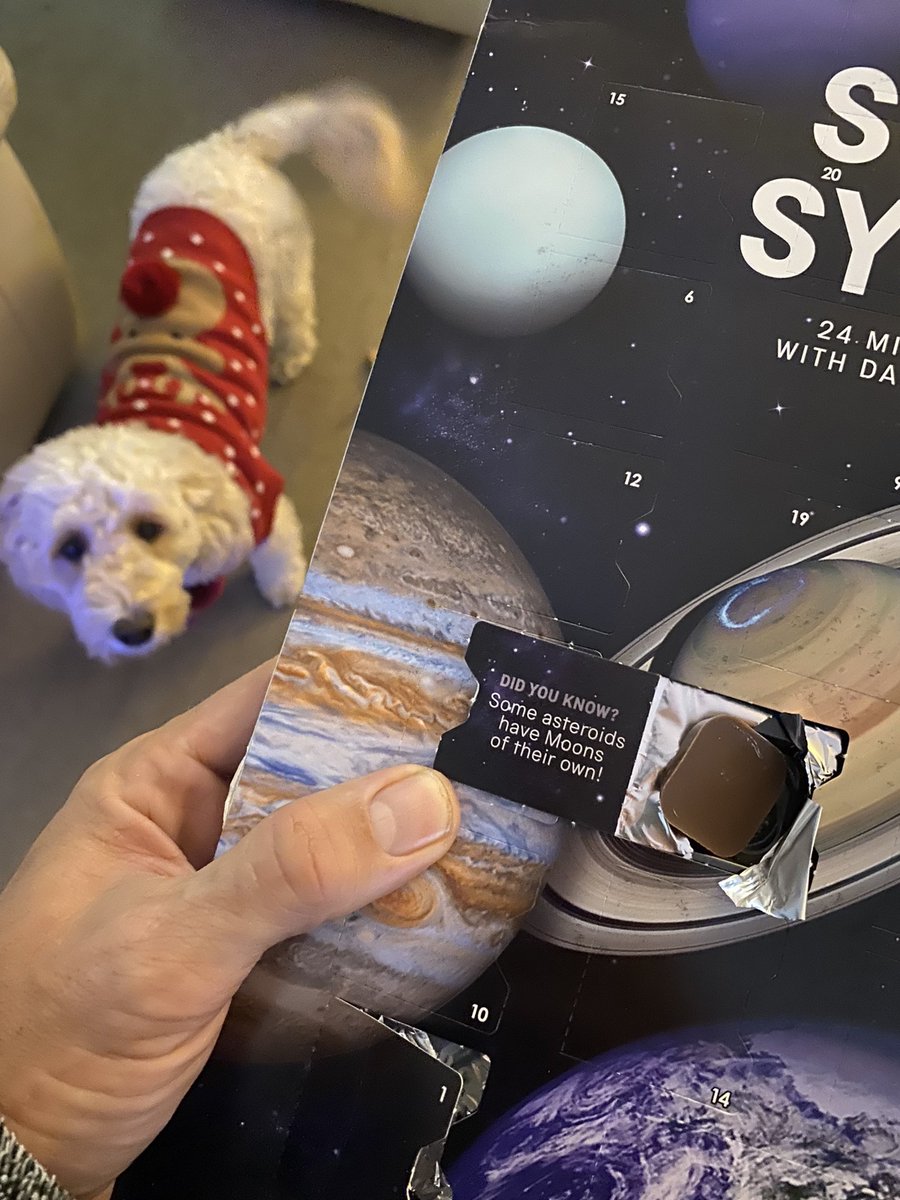 #AdventSpaceFact ‘Some asteroids have moons of their own’ like the double asteroid Didymos which is the target for the Dart mission