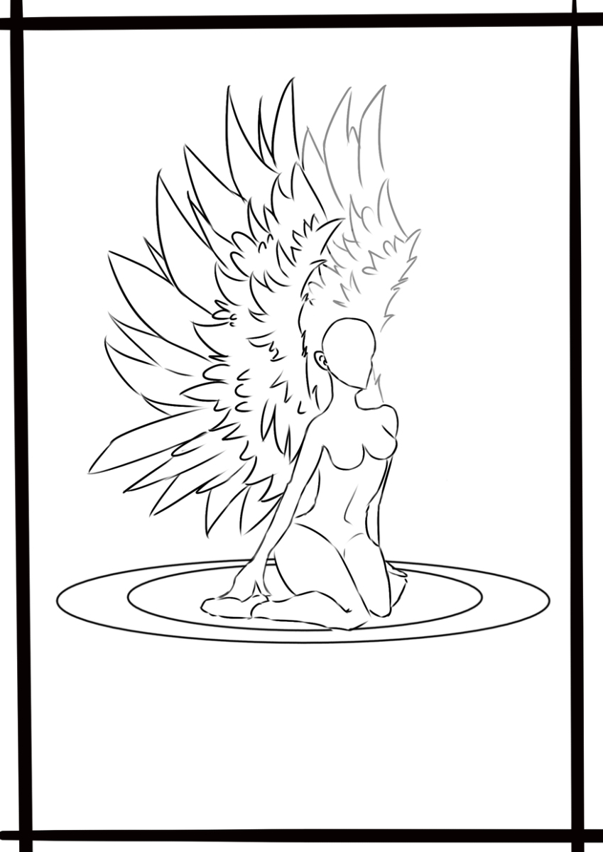 Siuuu_OF's tweet photo. An Angel #sketch https://t.co/bXczX0wPGa https://t.co/k7Lb5oWkGX