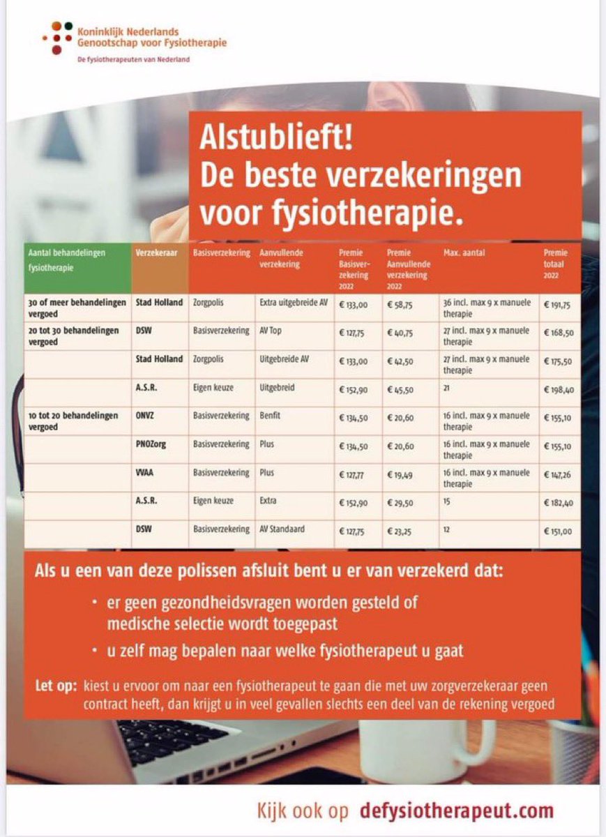 Fysiotherapeut des Vaderlands (@vaderlands_des) on Twitter photo 