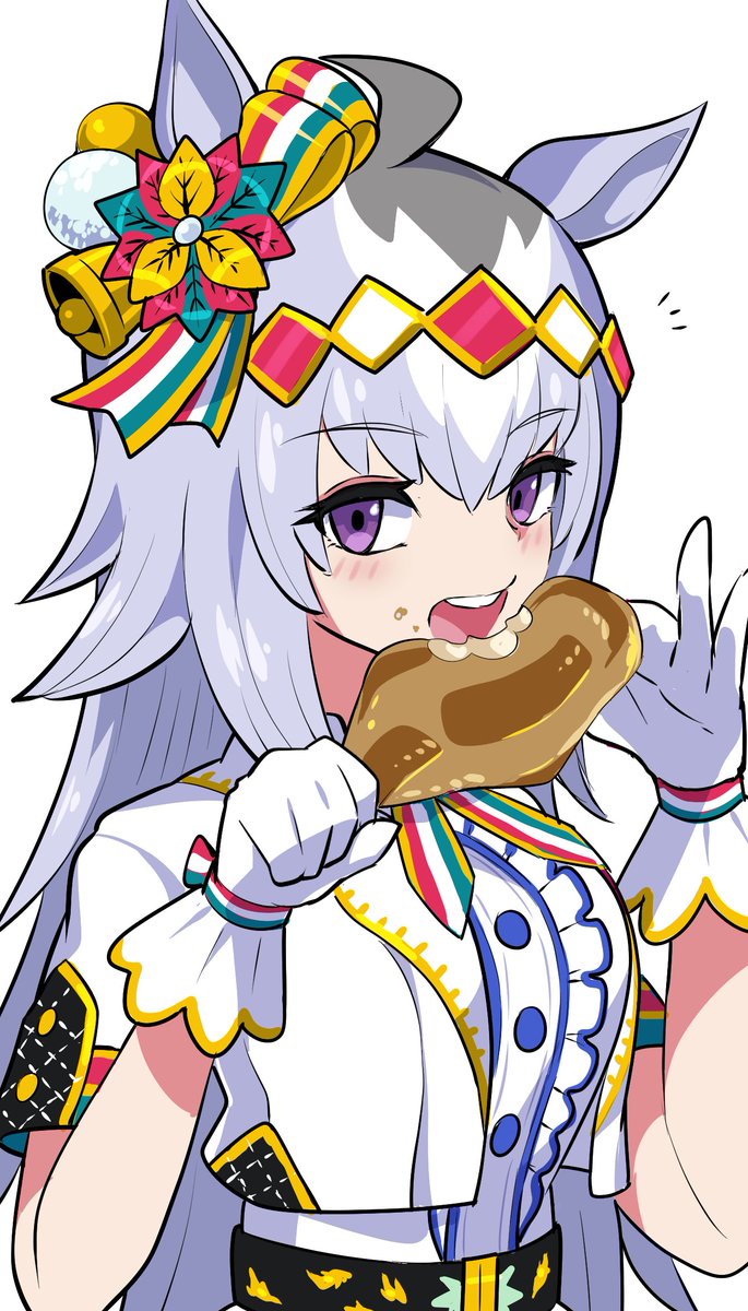 オグリキャップ(ウマ娘) 「オグリちきん 」|ワダツミ😈OCGオンリーNo.82のイラスト