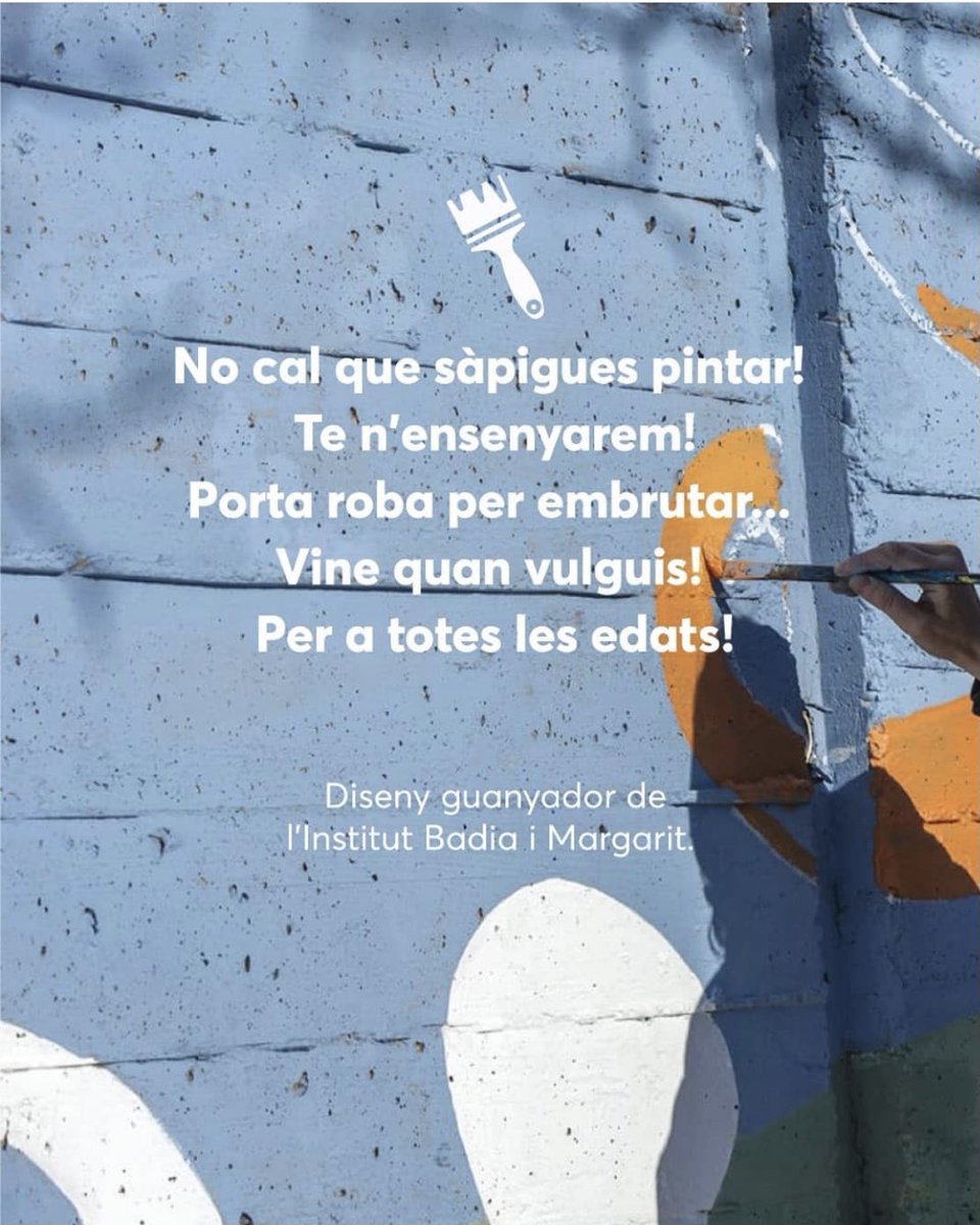 PelClima's tweet photo. ⚠️ Vols venir a pintar el nou mural? 

➡️ Diumenge 5 i dilluns 6 de desembre 📆
🕙 De 10 del matí a 2 del migdia
📍 Davant de l'escola Monalco

👉🏽 No cal saber pintar, serà molt fàcil 👩🏽‍🎨👨🏻‍🎨
👉🏽 Porta roba per embrutar
👉🏽 Per a totes les edats https://t.co/UrOBeho2wW