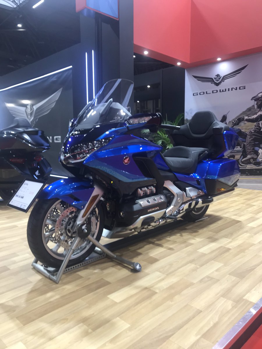 beckers1000's tweet photo. A very good morning from day two @HondaUKBikes @HondaUKBikes @5fourmotorcycle, who is coming today? 😊 #hondabikes #bikeshow #nec #monkey #goldwing #5four https://t.co/s0NcKpnPsb