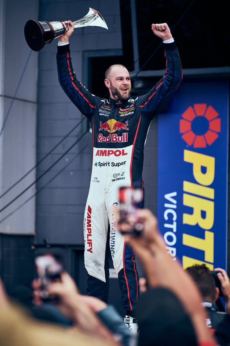 redbullampol's tweet photo. Crowned 2021 Supercars Champion! 🏆

Congratulations SVG 👏

#RedBullAmpol #Bathurst1000 https://t.co/Z6ZtP2ixLb