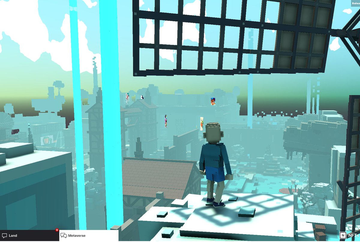 CryptoCribbies's tweet photo. @TheSandboxGame Feeling on top of the world - Lets gooo Alpha! https://t.co/NYLvzGW8hF