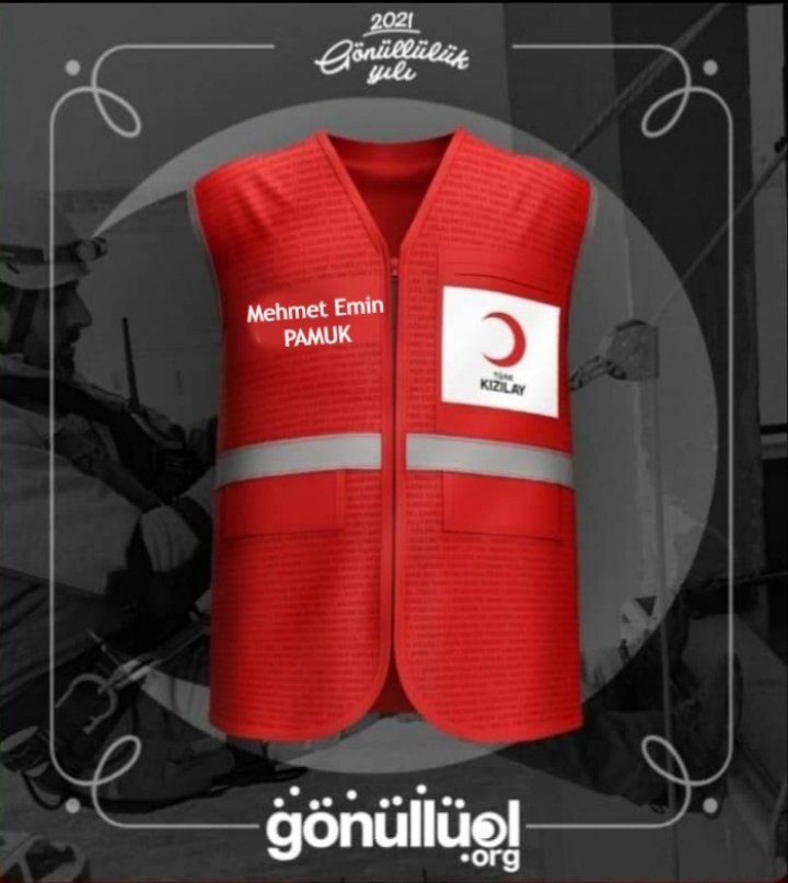 Kızılay’ın gönüllü yeleğinde artık benim de ismim var!                                                                    Haydi sende.gonulluol.org adresine gel, yeleğini oluştur ve #SendeGönüllüOl sende.gonulluol.org/share/01fp3hxs…