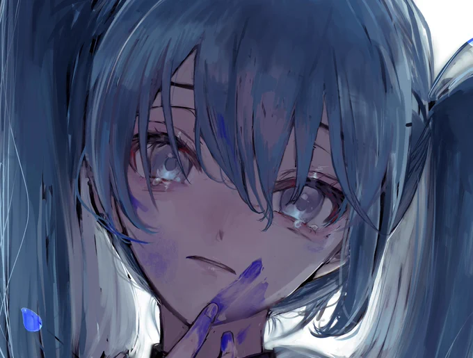 #良く描けたなと思う推しの顔面4選
#初音ミク 

いろんな表情描きたい! 