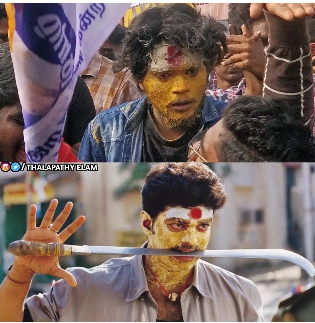 Fan  Boy  😲❤❤

#Master <a href="/actorvijay/">Vijay</a> #Beast