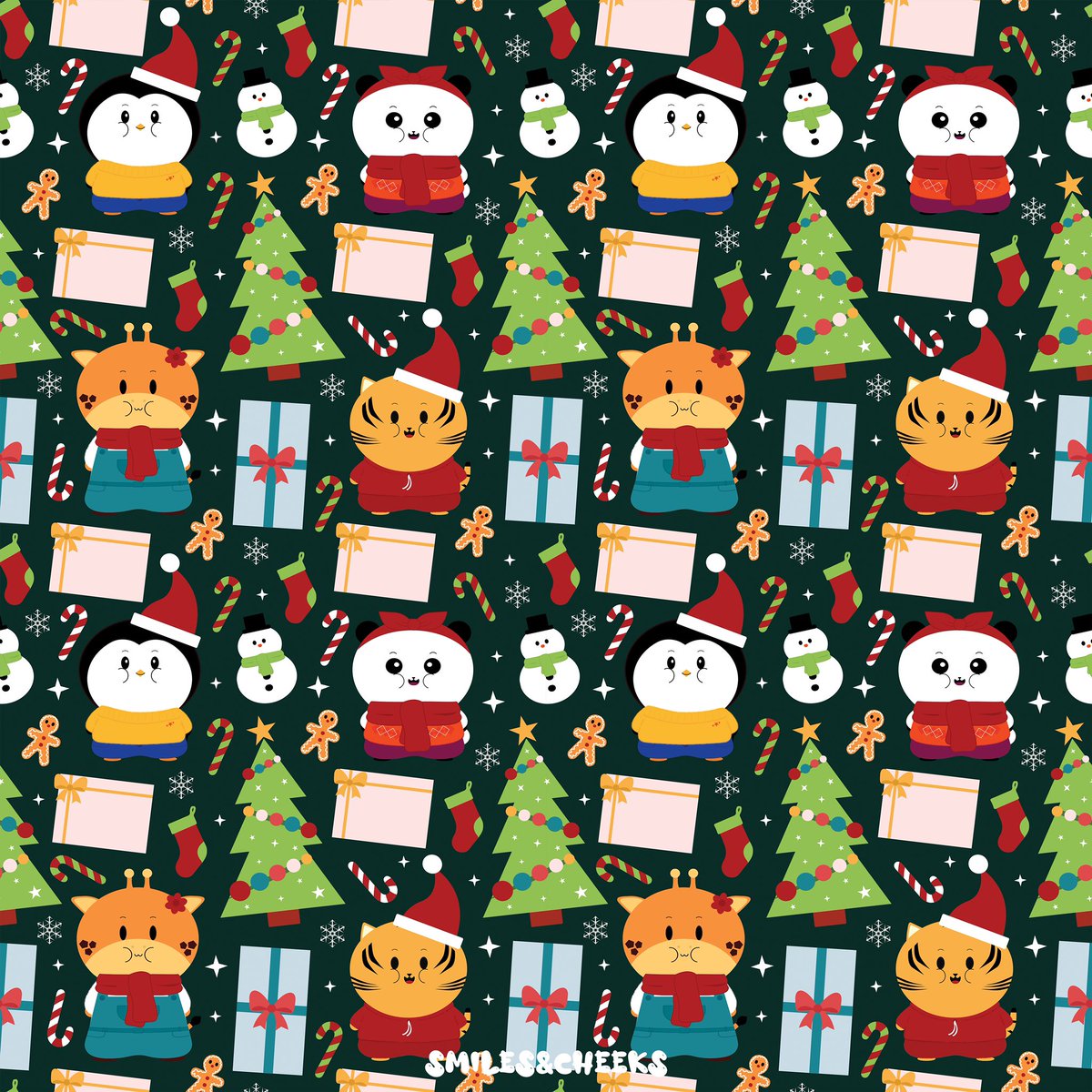 Is your tree up yet? 🎄 mine’s been up since September 🤣 that’s kinda how it is here in the ph! 🥳 

#SmilesnCheeks #christmas #artph #cuteart #kawaii