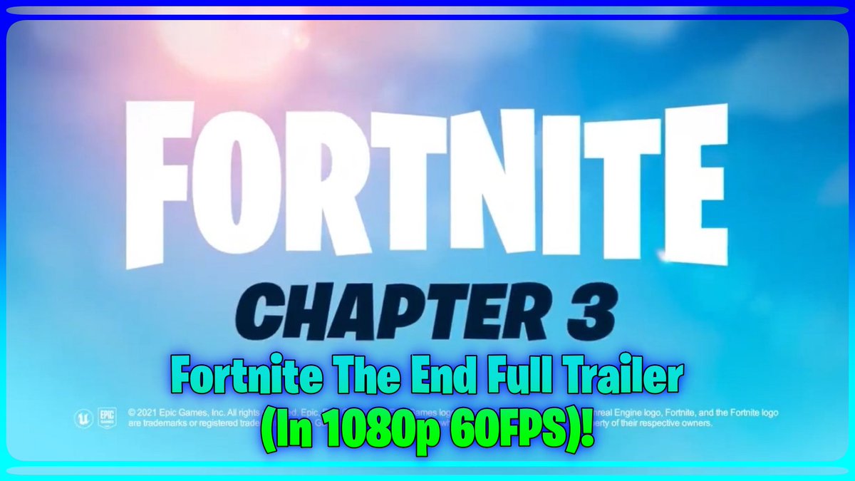 Gunasamss_YT's tweet photo. Fortnite The End Full Trailer (In 1080p 60FPS)! https://t.co/YY1pT2H8dB via @YouTube 
#Fortnite #FortniteChapter3 #FortniteEvent #FortniteChapter2Finale https://t.co/sFArTTWDlz