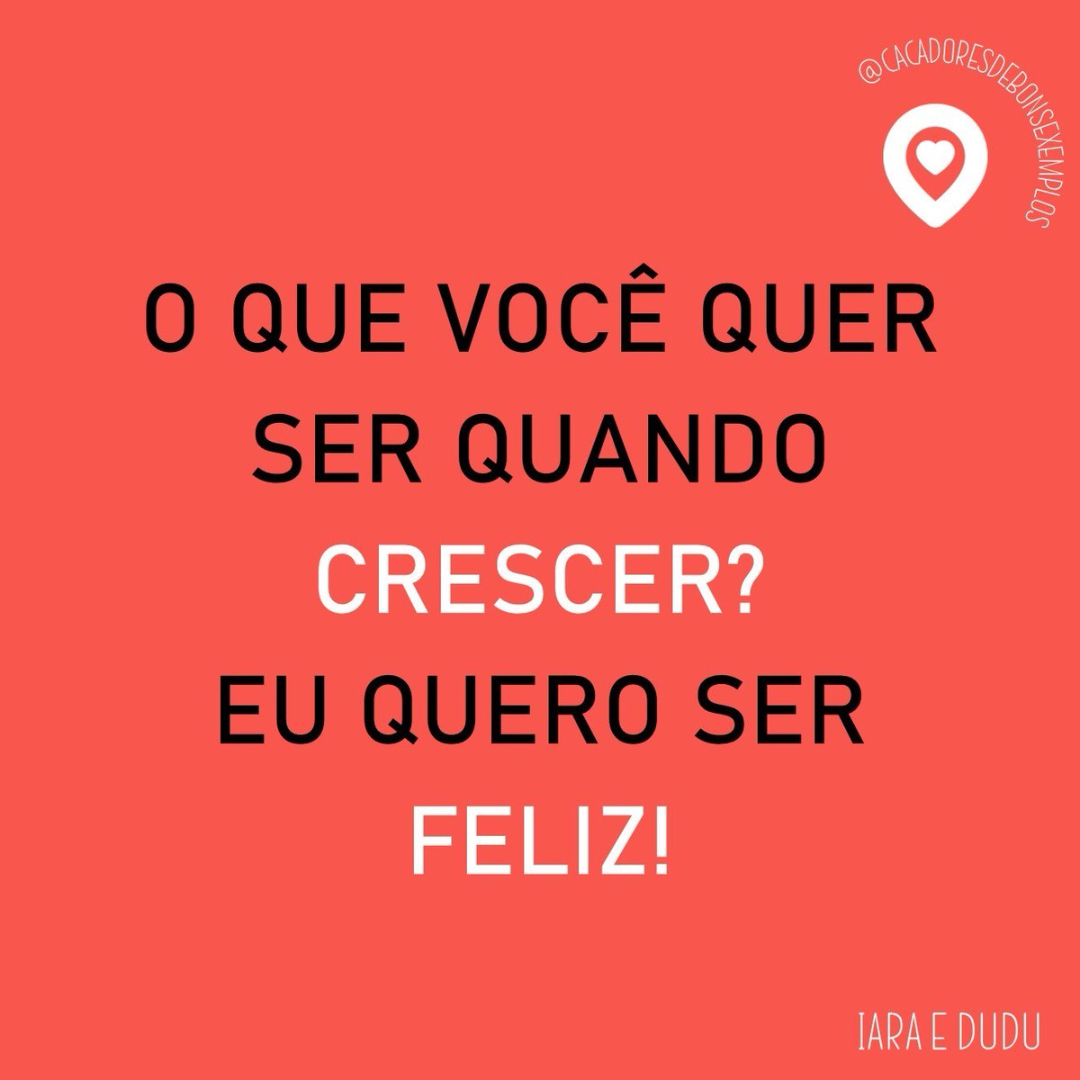 cacadoresdobem's tweet photo. Alguém já te perguntou se você é feliz?🤔
#inspiração #frases #pensamentos #cdbe #bonsexemplo https://t.co/HLbaLSYnie