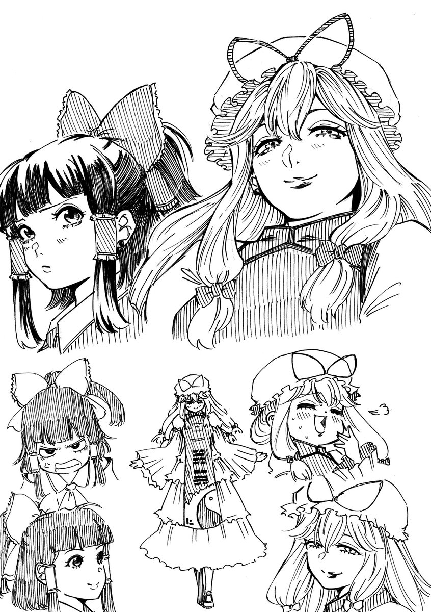 ちょっと東方キャラ練習

#東方Project 