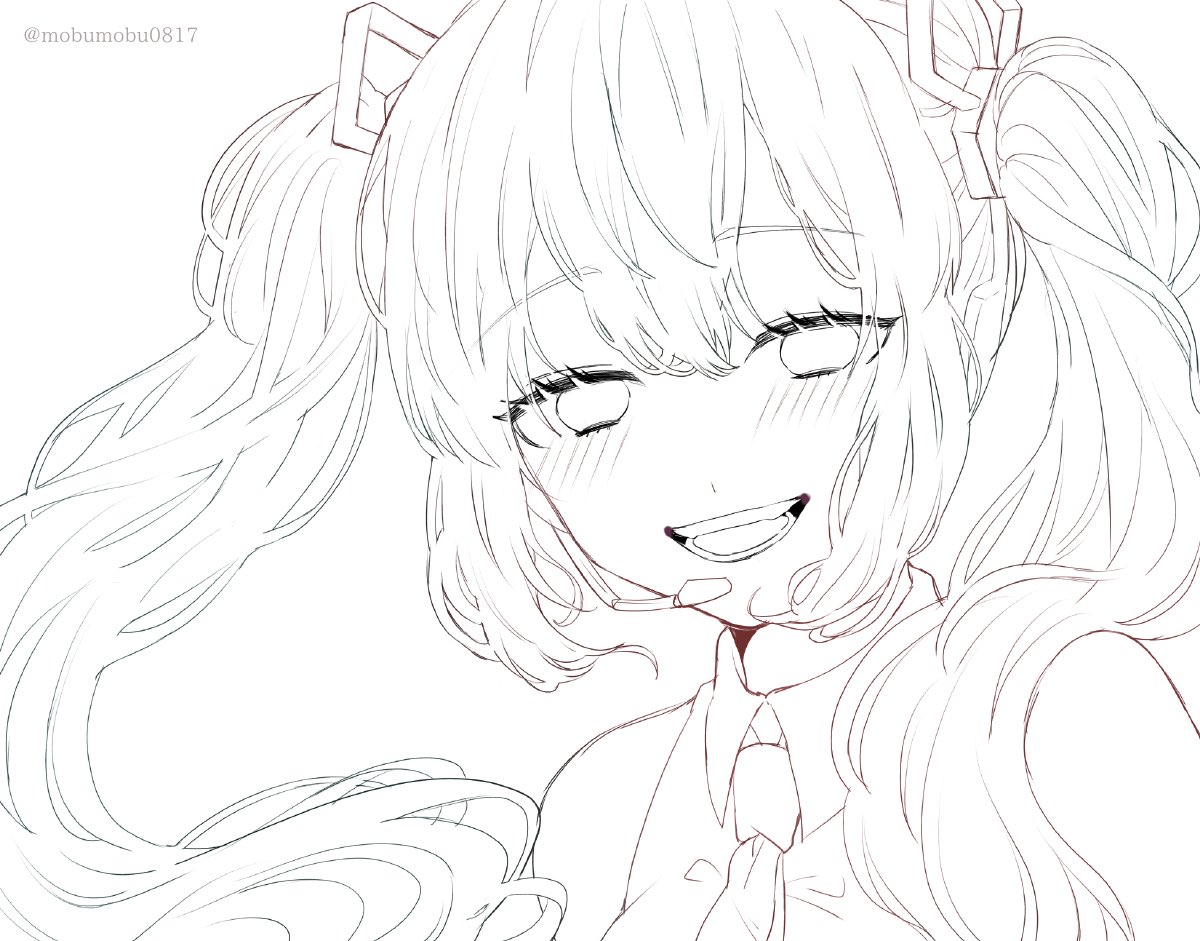 Twitter 上的 もぶきャら Rt Namake Monoooo 緑髪 フリー線画 アイビスペイント Ibispaint 女の子 初音ミク Mobumobu0817 T Co Jm5jojyclk Twitter