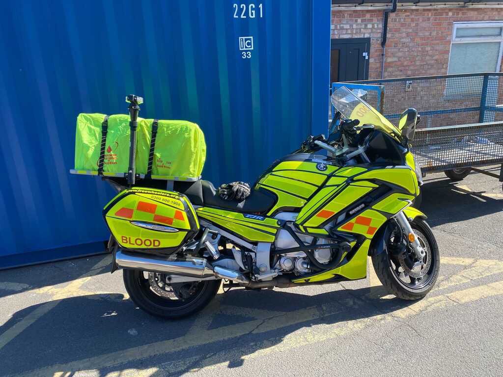 FreewheelersEVS's tweet photo. Only occasionally do we end up venturing across the bridge to Wales 🏴󠁧󠁢󠁷󠁬󠁳󠁿 

Specialist medication from University Hospital Cardiff needed to go to Musgrove Park

Our rider handily got instructions as to the whereabouts of the haematology ward from his wife as she works there. https://t.co/ZDsTWAjSk8